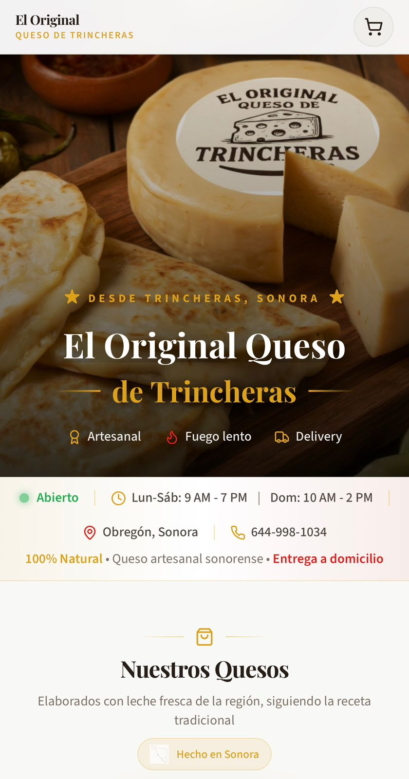 Queso de Trincheras